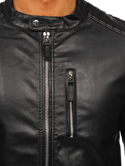 Fekete férfi átmeneti férfi dzseki Bolf 11Z8057