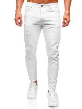 Fehér férfi slim fit farmernadrág Bolf 5876