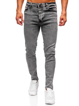 Fekete férfi slim fit farmer Bolf 6512