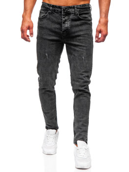 Fekete férfi slim fit farmernadrág Bolf 6497