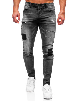 Férfi slim fit farmernadrág grafit színben Bolf MP0031G