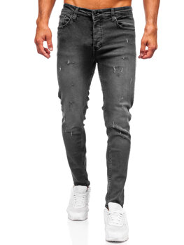 Grafitszürke férfi slim fit farmer Bolf 6541