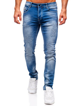 Kék farmer férfi nadrág slim fit Bolf MP0009B