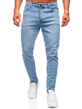 Kék férfi slim fit farmer Bolf 6472