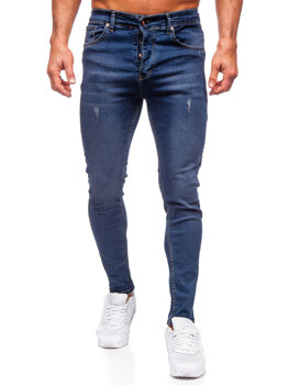 Sötétkék férfi farmer nadrág slim fit Bolf 6257