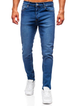 Sötétkék férfi farmernadrág slim fit Bolf 6591