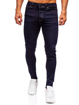 Sötétkék férfi slim fit farmer Bolf 5313