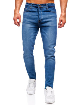 Sötétkék férfi slim fit farmer Bolf 6430