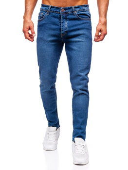 Sötétkék férfi slim fit farmer Bolf 6482