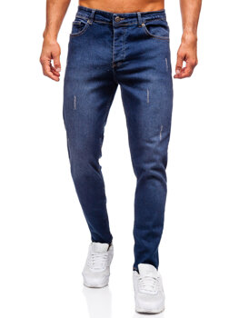 Sötétkék férfi slim fit farmer Bolf 6558-2