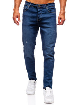 Sötétkék férfi slim fit farmer Bolf 6561