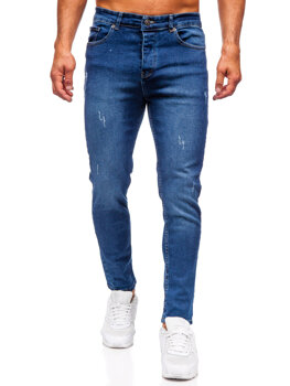 Sötétkék férfi slim fit farmer Bolf 6564-1