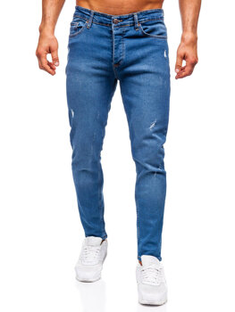 Sötétkék férfi slim fit farmernadrág Bolf 6486