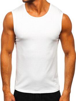 Tank-top minta nélkül fehér Bolf 99001