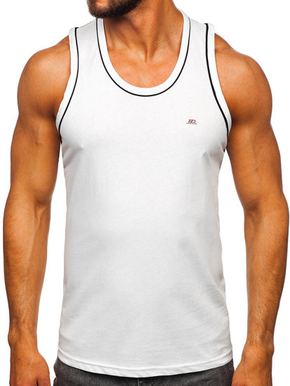 Boksz tank-top fehér színben Bolf 14276