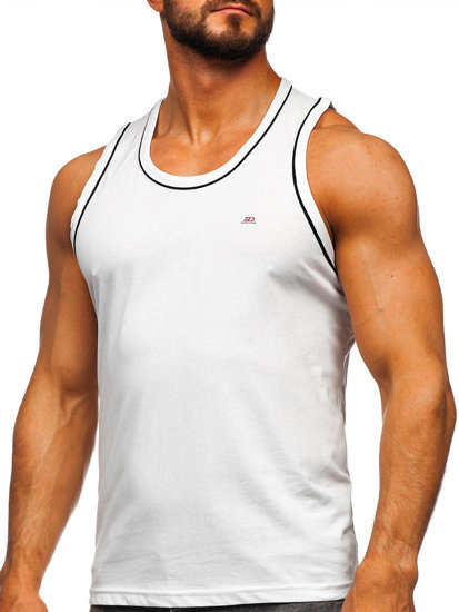 Boksz tank-top fehér színben Bolf 14276