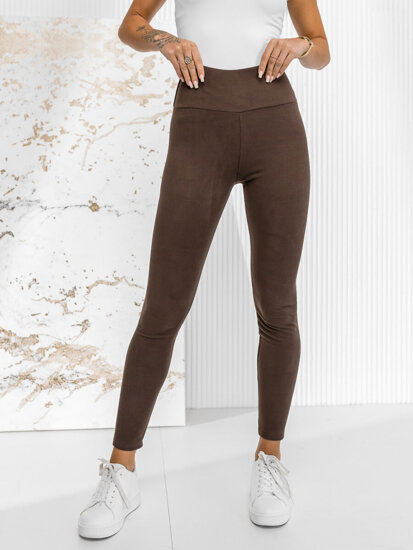 Csokoládé női leggings Bolf W5221