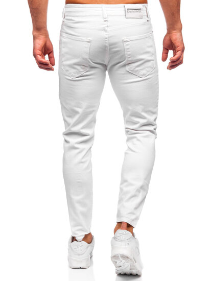 Fehér férfi farmer nadrág slim fit Bolf 5876