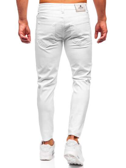 Fehér férfi slim fit farmernadrág Bolf 5873