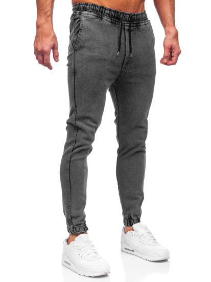 Fekete férfi farmer jogger Bolf 0026