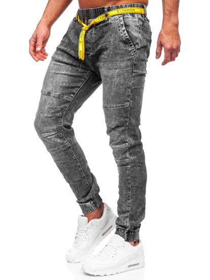 Fekete férfi farmer jogger Bolf TF115