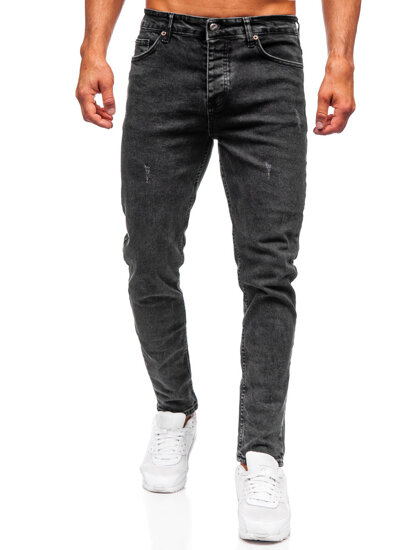 Fekete férfi farmer nadrág slim fit Bolf 6488