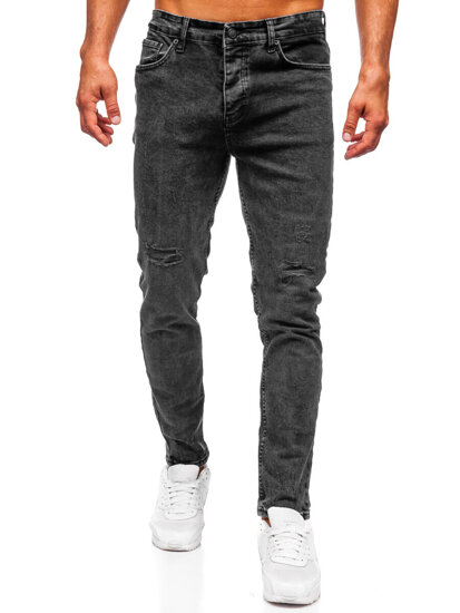 Fekete férfi farmernadrág slim fit Bolf 6499