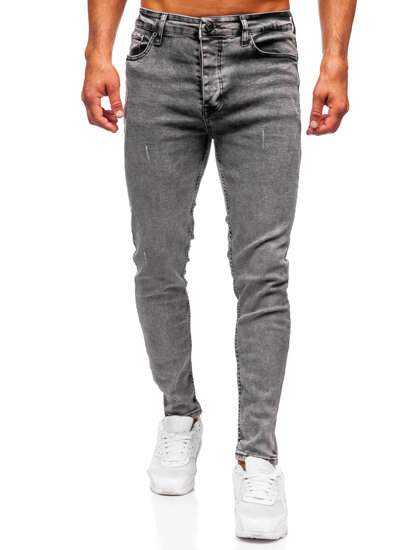 Fekete férfi farmernadrág slim fit Bolf 6512