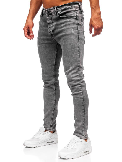 Fekete férfi farmernadrág slim fit Bolf 6512