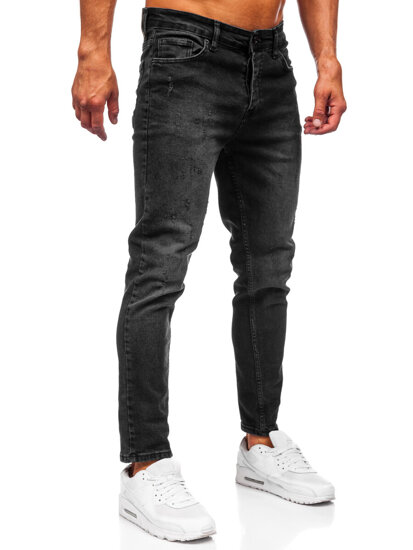 Fekete férfi farmernadrág slim fit Bolf 6525