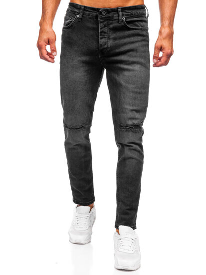 Fekete férfi farmernadrág slim fit Bolf 6526