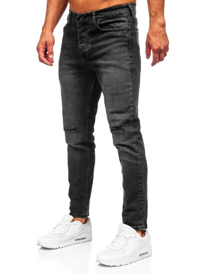 Fekete férfi farmernadrág slim fit Bolf 6526