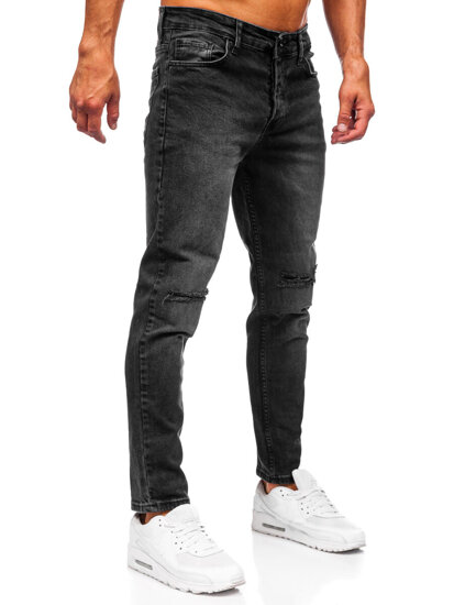 Fekete férfi farmernadrág slim fit Bolf 6526