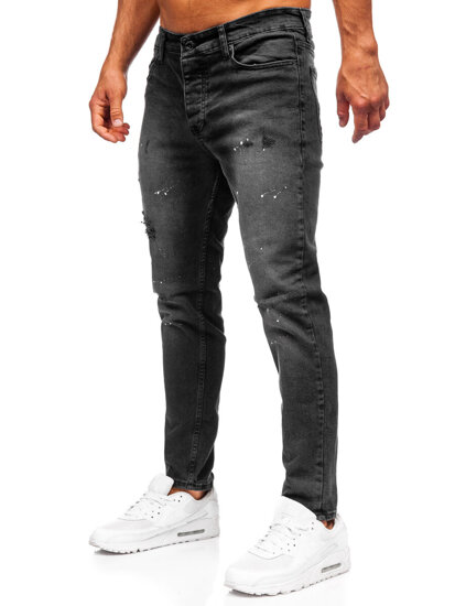 Fekete férfi farmernadrág slim fit Bolf 6533