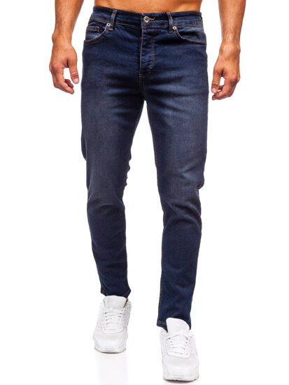 Fekete férfi farmernadrág slim fit Bolf 6576