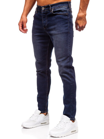 Fekete férfi farmernadrág slim fit Bolf 6576