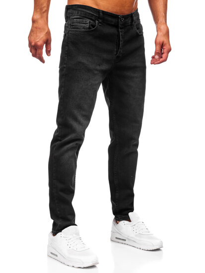 Fekete férfi farmernadrág slim fit Bolf 6588