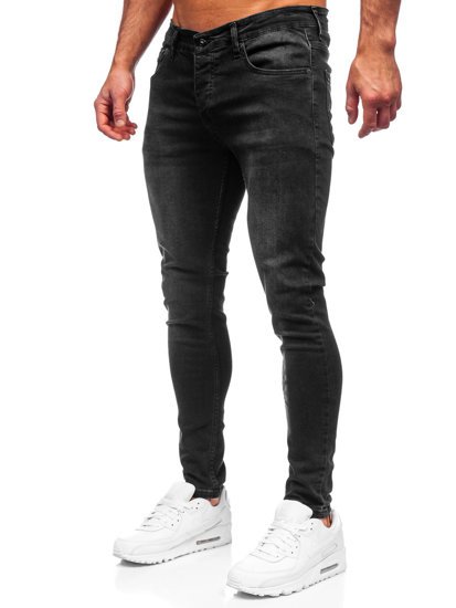 Fekete férfi skinny fit farmernadrág Bolf R923