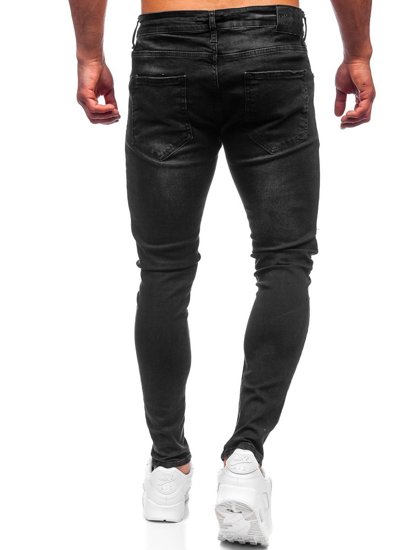 Fekete férfi skinny fit farmernadrág Bolf R923