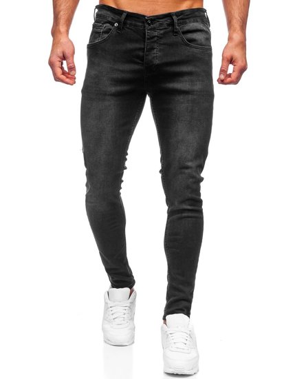 Fekete férfi skinny fit farmernadrág Bolf R923