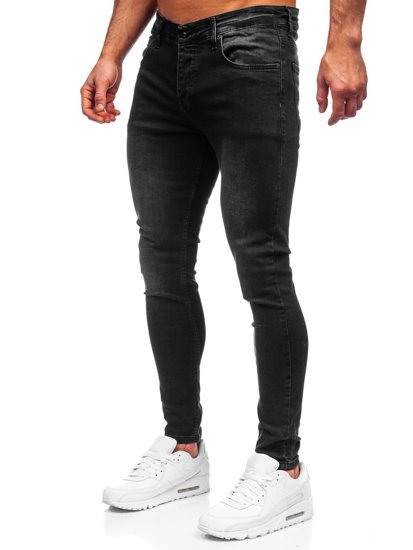 Fekete férfi skinny fit farmernadrág Bolf R924