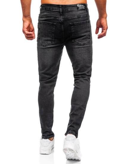 Fekete férfi slim fit farmer Bolf 6498