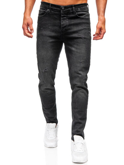 Fekete férfi slim fit farmer Bolf 6504