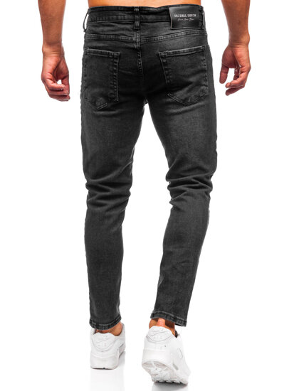 Fekete férfi slim fit farmer Bolf 6525