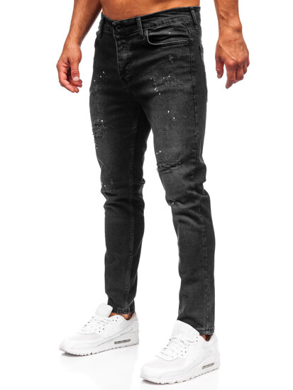 Fekete férfi slim fit farmer Bolf 6530