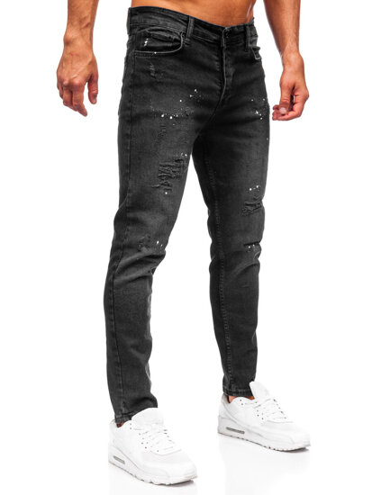 Fekete férfi slim fit farmer Bolf 6530