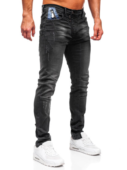 Fekete férfi slim fit farmer Bolf MP0025N