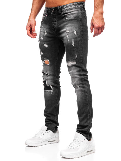 Fekete férfi slim fit farmer Bolf MP0089N