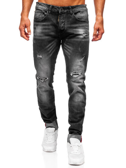 Fekete férfi slim fit farmer Bolf MP0126N