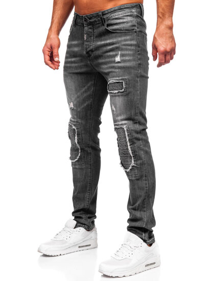 Fekete férfi slim fit farmer Bolf MP0137N